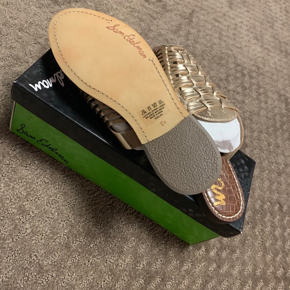 Sam Edelman size 8.5 Rose Gold Slides - Picture 5 of 5